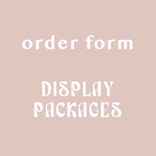 Order Form: Display Packages