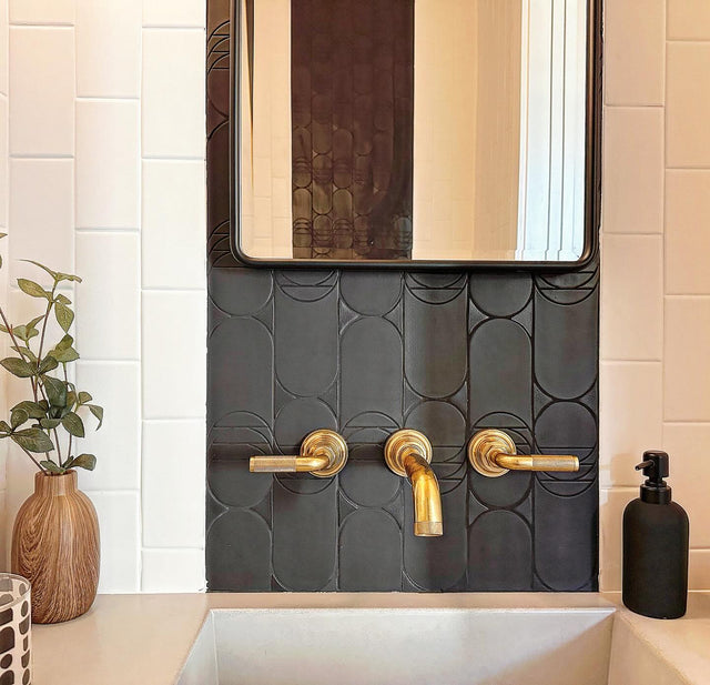 Eclipse Mosaic Brick Joint – Red Rock Tileworks